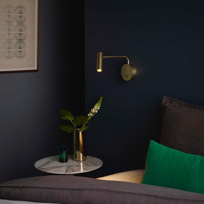 Niva – Runde LED-Wandleuchte mit Spotfunktion