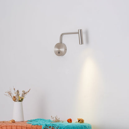 Niva – Runde LED-Wandleuchte mit Spotfunktion