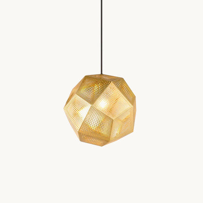Celeste – Geometrische Hängelampe mit Drahtgestell