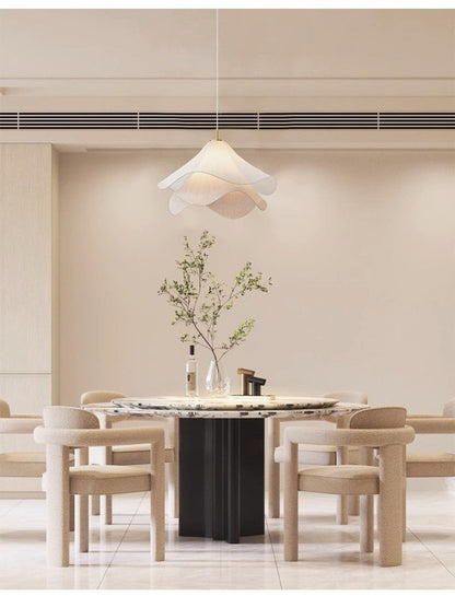 Elayne – Nordische Stoffleuchte im Cream-Design