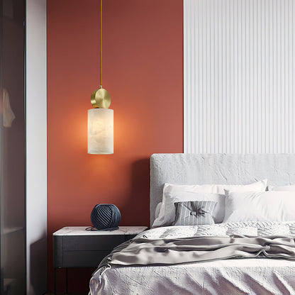 Eric – Alabaster-Hängeleuchte