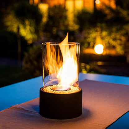 Lumea – Tragbare Glas-Tischfeuerlampe