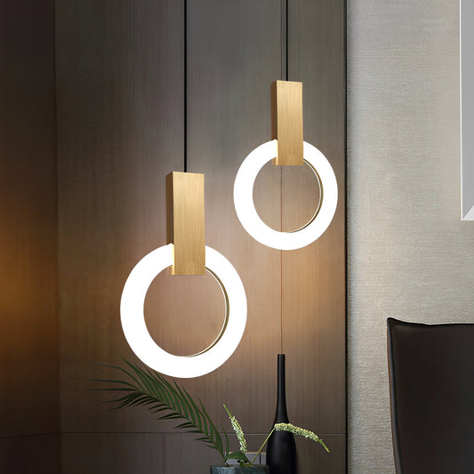 Nordra – LED-Hängelampe im skandinavischen Ringlook für moderne Wohnräume