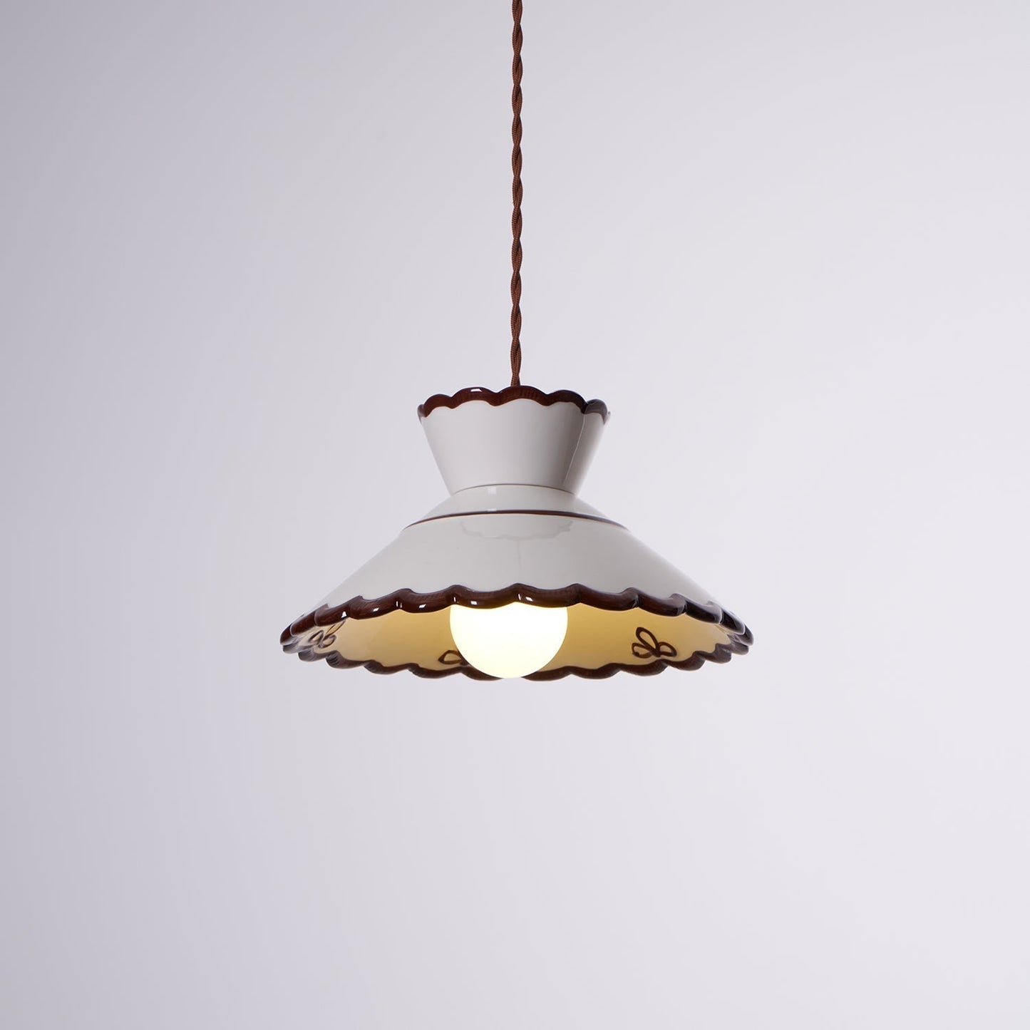 Olivia – Retro Keramik Pendelleuchte