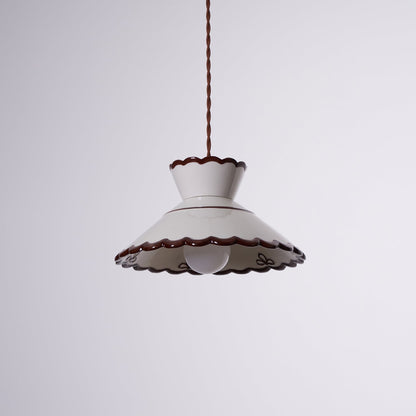 Olivia – Retro Keramik Pendelleuchte