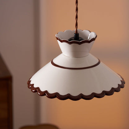 Olivia – Retro Keramik Pendelleuchte