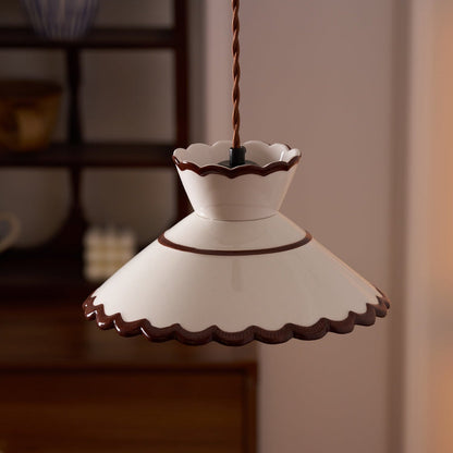 Olivia – Retro Keramik Pendelleuchte