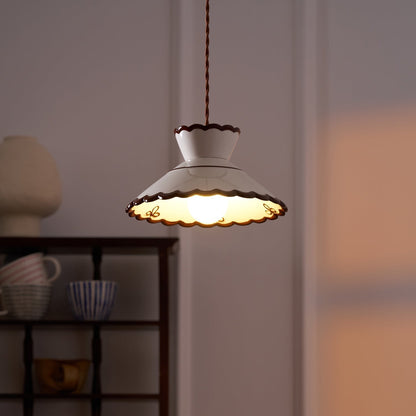 Olivia – Retro Keramik Pendelleuchte