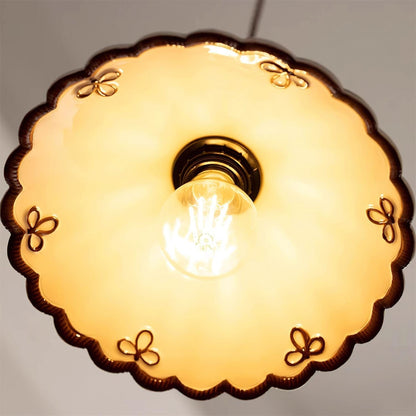 Olivia – Retro Keramik Pendelleuchte