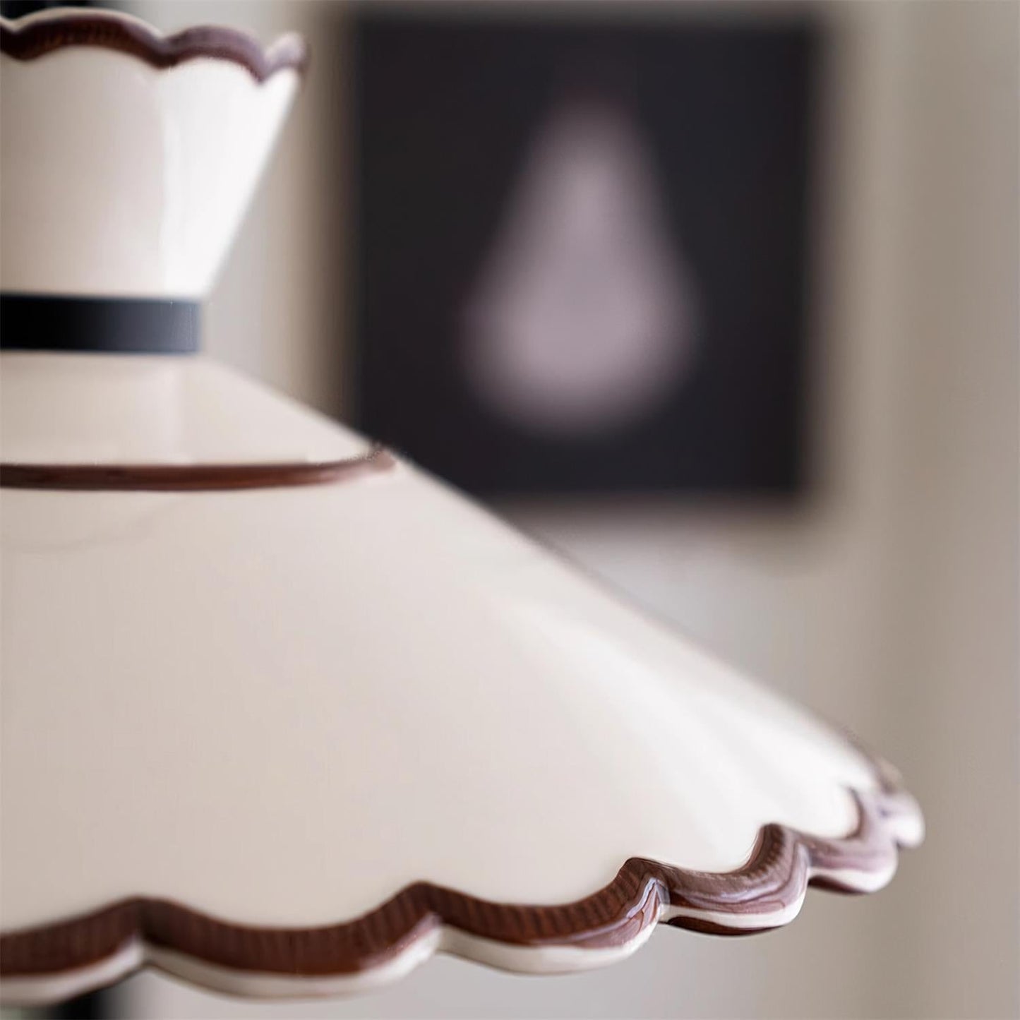Olivia – Retro Keramik Pendelleuchte
