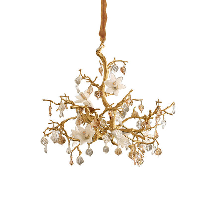 Fiori – Leuchter aus Glas und Kupfer