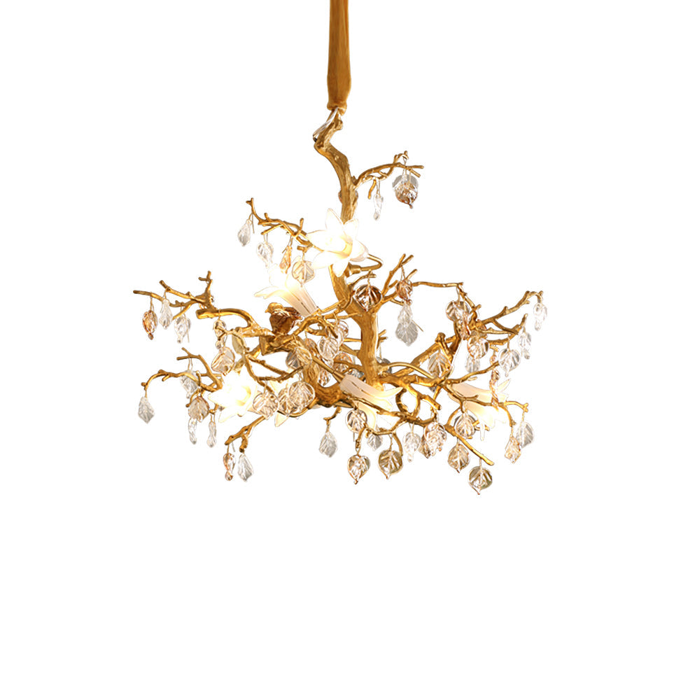 Fiori – Leuchter aus Glas und Kupfer