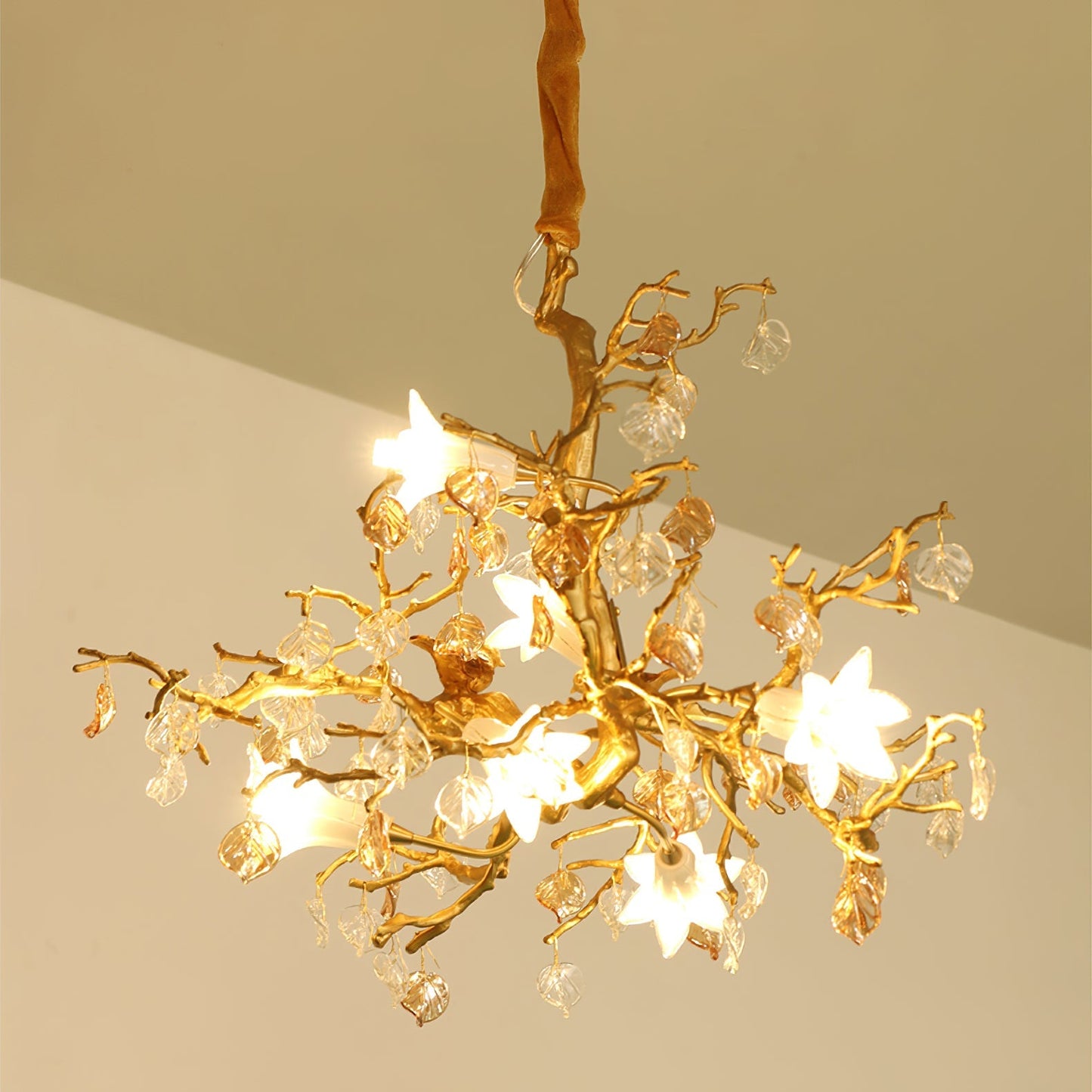 Fiori – Leuchter aus Glas und Kupfer