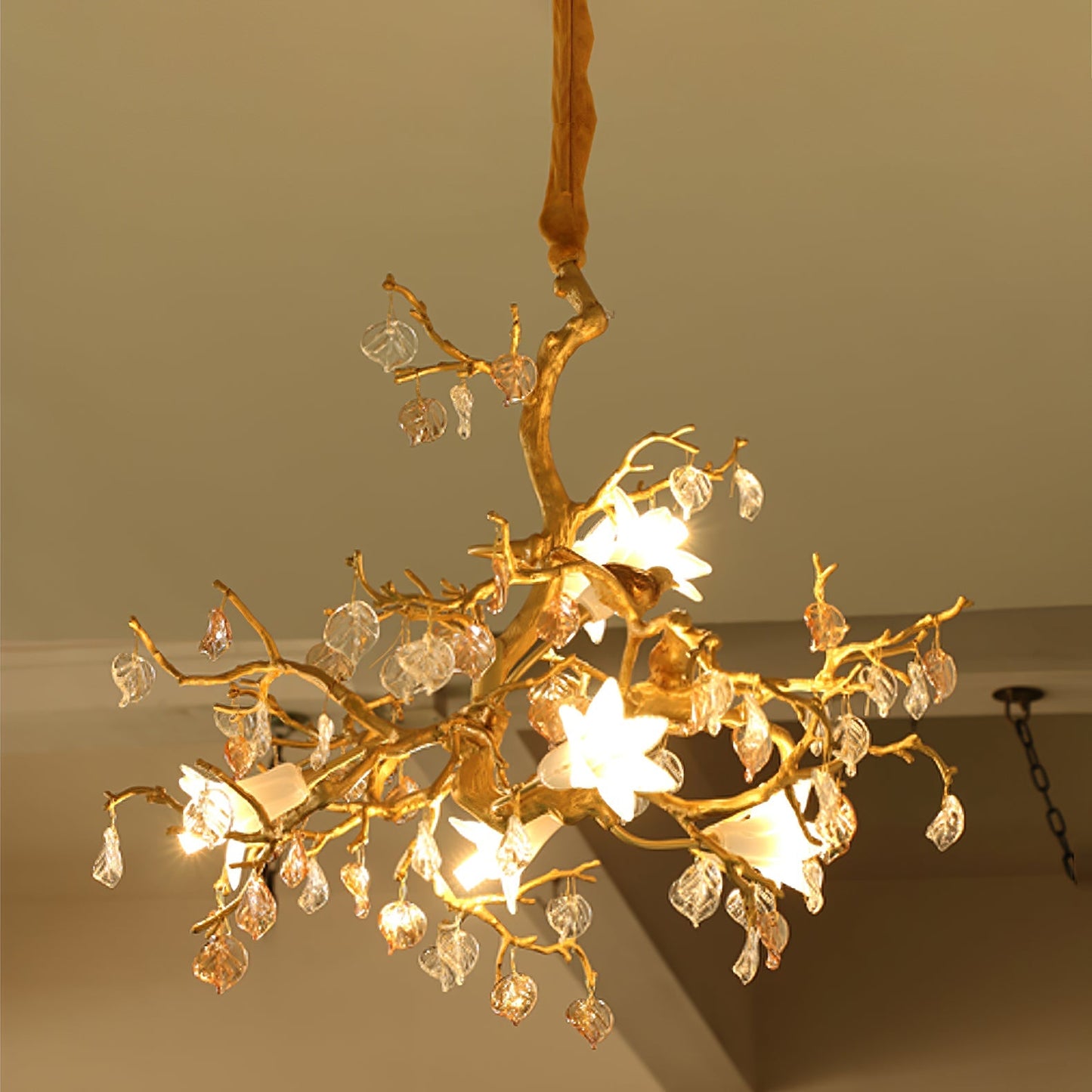 Fiori – Leuchter aus Glas und Kupfer