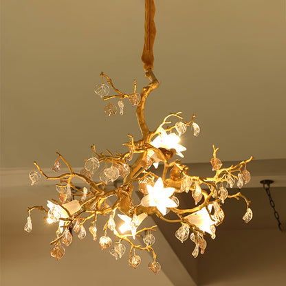 Fiori – Leuchter aus Glas und Kupfer