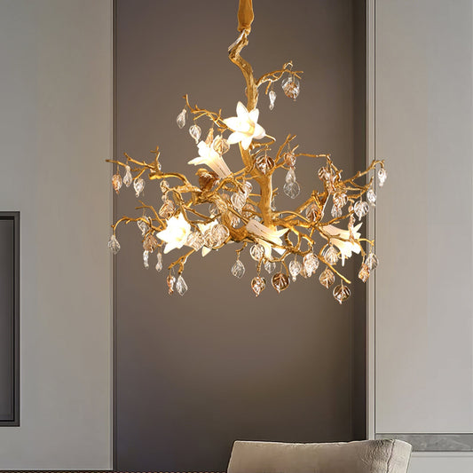 Fiori – Leuchter aus Glas und Kupfer