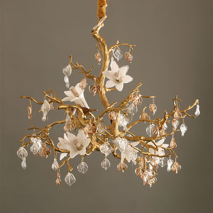 Fiori – Leuchter aus Glas und Kupfer
