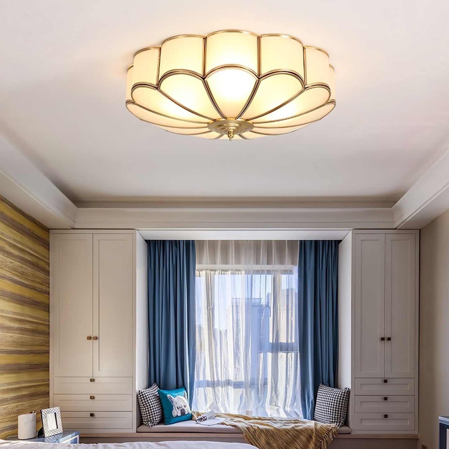 Clara – Einfache Kupfer-Deckenlampe