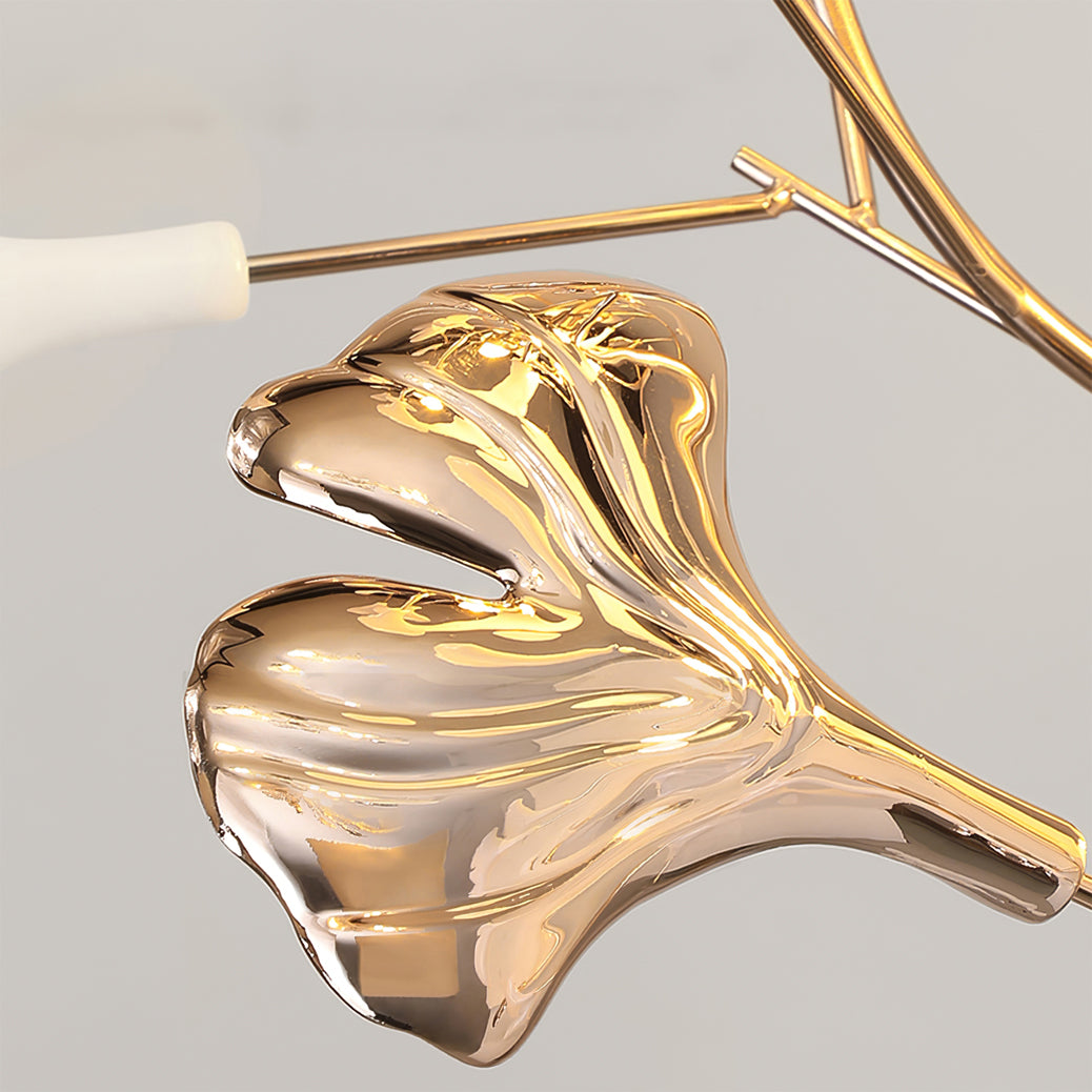 Sean – Stehlampe mit Blattmotiv