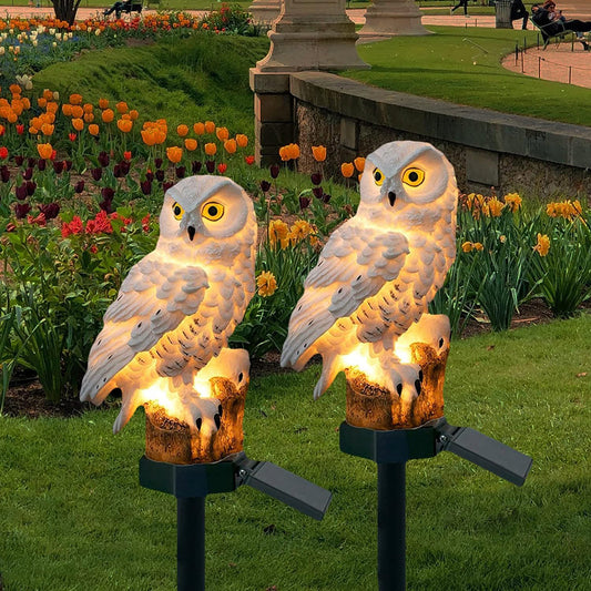 Lumo – Solarbetriebene Eulenlampe für Garten & Terrasse