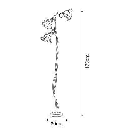 CallaLicht – Elegante Stehlampe im Calla-Blumen-Design