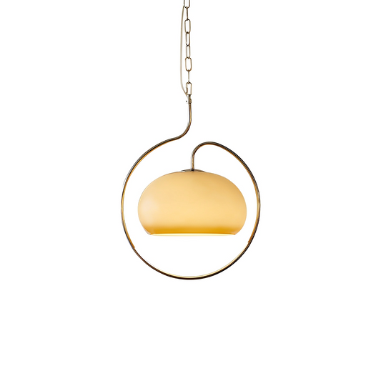 Ashley – Deckenlampe im Retro-Stil in Creme