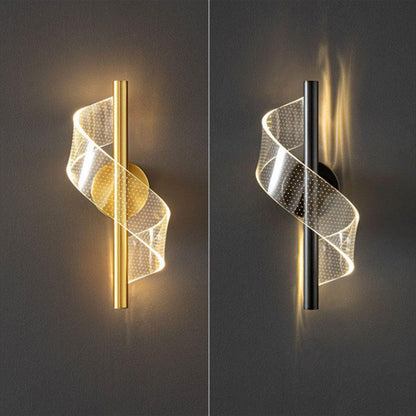 CrystalGlow – Wandlampe mit gläsernem Kronleuchter-Design