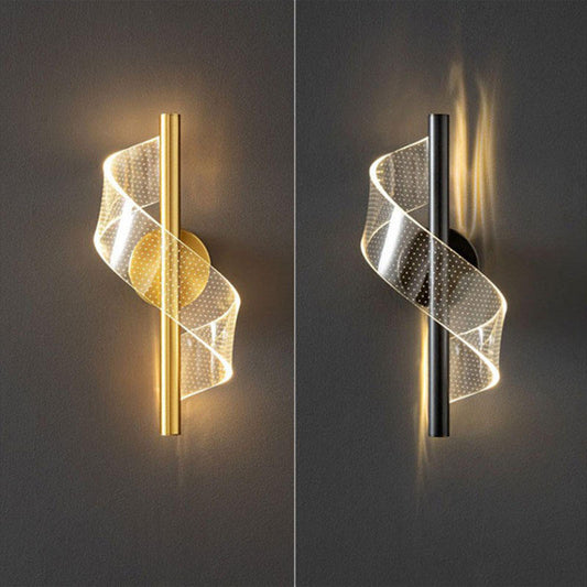CrystalGlow – Wandlampe mit gläsernem Kronleuchter-Design