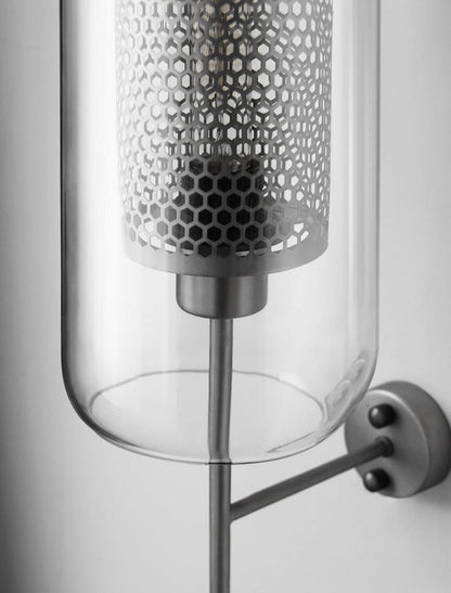Thatcher - Moderner Wandleuchter mit Wabenstruktur-Lichtdesign
