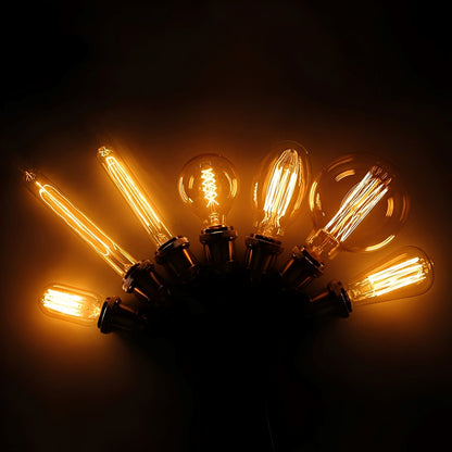 Tom – Vintage Edison Glühbirne mit Glühfaden