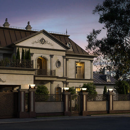 Niva – Solarbetriebene Edelstahl-Pfostenleuchte