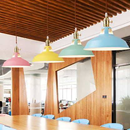 ColorLoft Pendelleuchte – Industrie-Stil mit Macaron-Farben