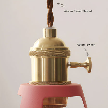 ColorLoft Pendelleuchte – Industrie-Stil mit Macaron-Farben