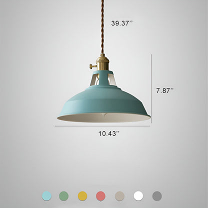 ColorLoft Pendelleuchte – Industrie-Stil mit Macaron-Farben