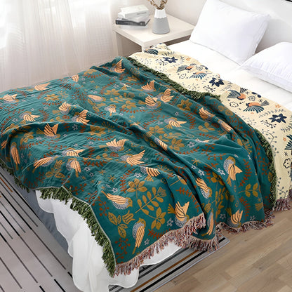 Bohemian Style - Wendbare Baumwolldecke