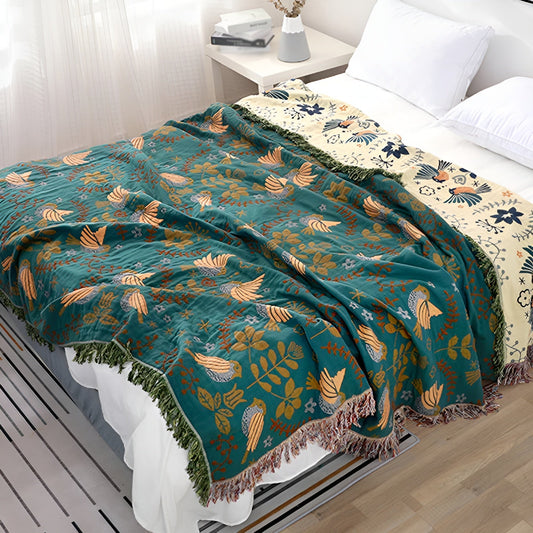 Bohemian Style - Wendbare Baumwolldecke