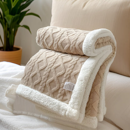 SnuggleLayer Decke – Doppelseitige Kaschmir-Fleece