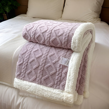 SnuggleLayer Decke – Doppelseitige Kaschmir-Fleece