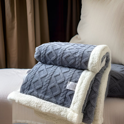 SnuggleLayer Decke – Doppelseitige Kaschmir-Fleece