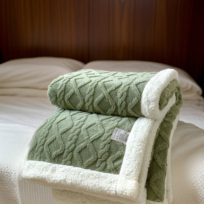 SnuggleLayer Decke – Doppelseitige Kaschmir-Fleece