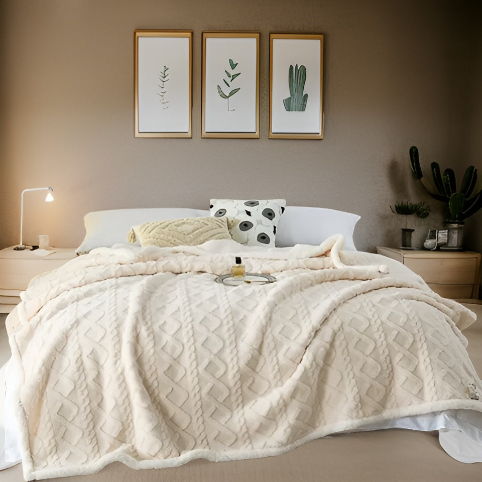 SnuggleLayer Decke – Doppelseitige Kaschmir-Fleece