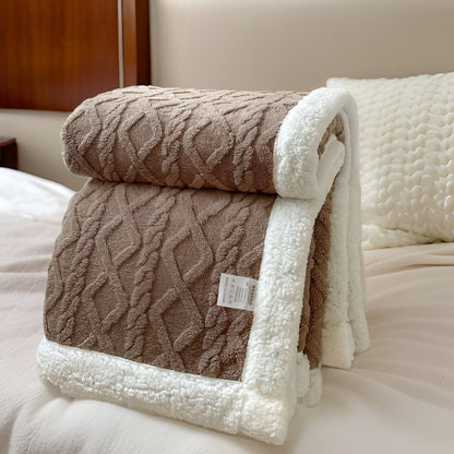 SnuggleLayer Decke – Doppelseitige Kaschmir-Fleece
