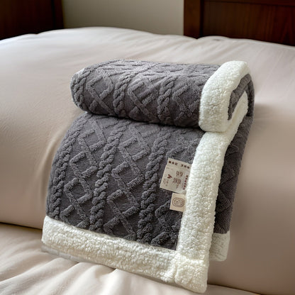 SnuggleLayer Decke – Doppelseitige Kaschmir-Fleece