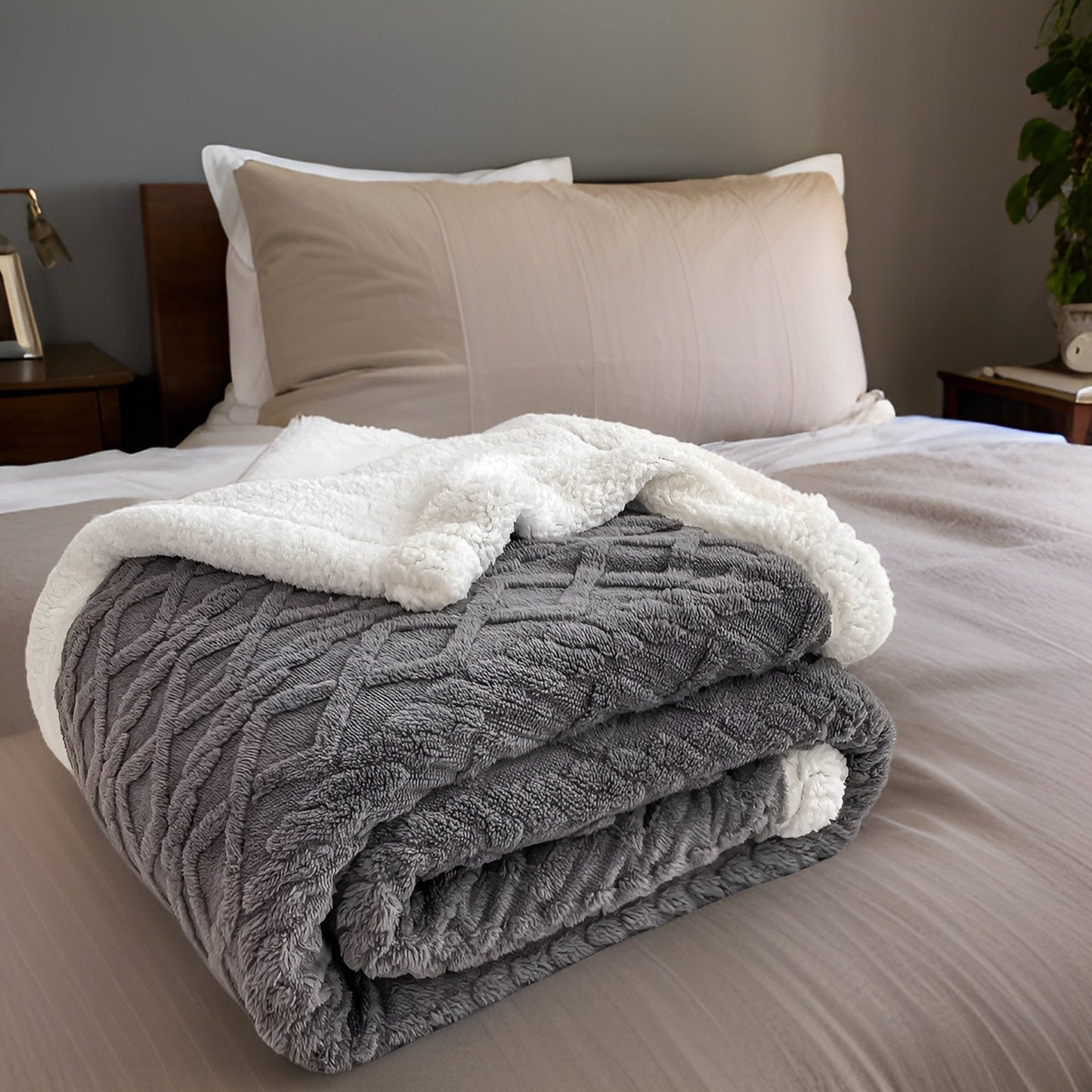 SnuggleLayer Decke – Doppelseitige Kaschmir-Fleece