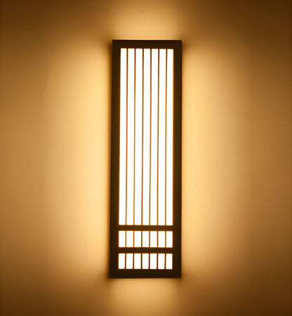JapandiGlow – Wandlampe aus Holz & Acryl im modernen Japandi-Stil
