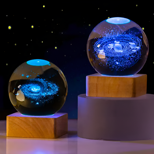 Galaxy Spark - Leuchtendes Kugel-Nachtlicht
