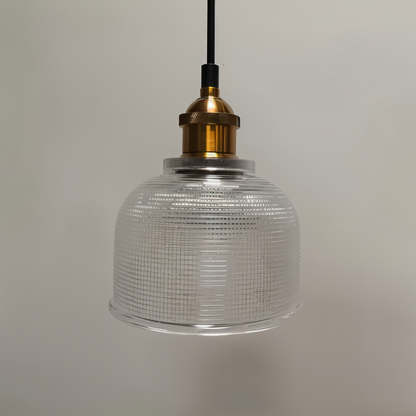 RetroShine Glaslampe – Bunte Glocken-Pendelleuchte im Vintage-Stil