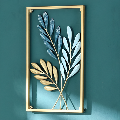 LeafAura – Metallwand-Deko im Blattdesign für moderne Räume