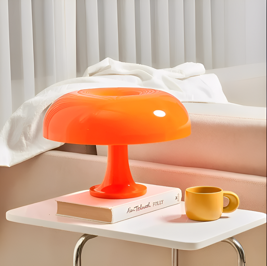 GlowCap – Schicke Pilz-Tischleuchte