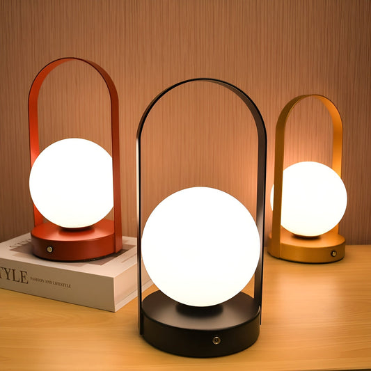LumiSphere LED Lampe – Kabellos & Wiederaufladbar